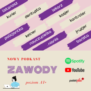 Zawody – Professions A1+ podcast with Transcription and Vocabulary